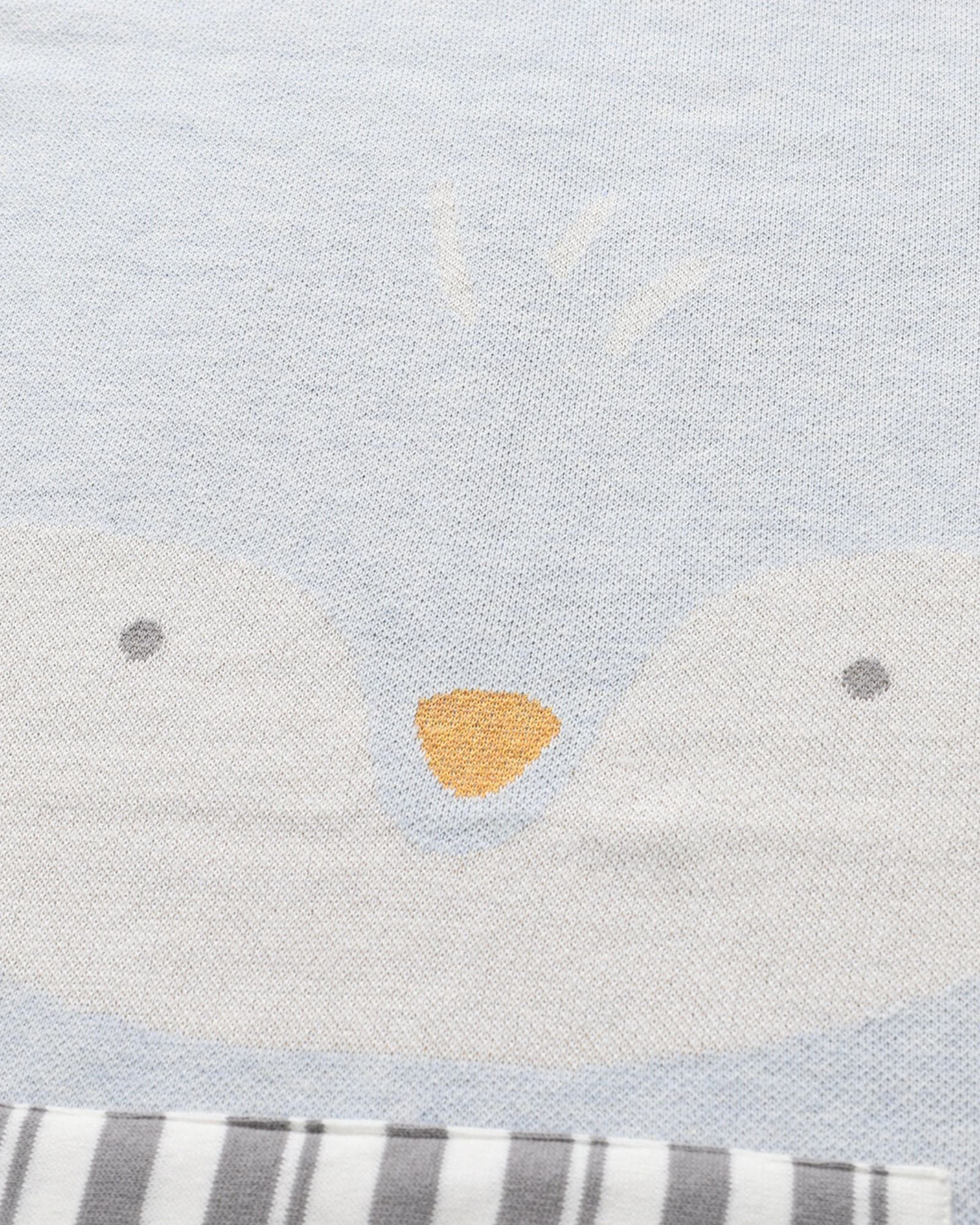 ペンギンのニットブランケット