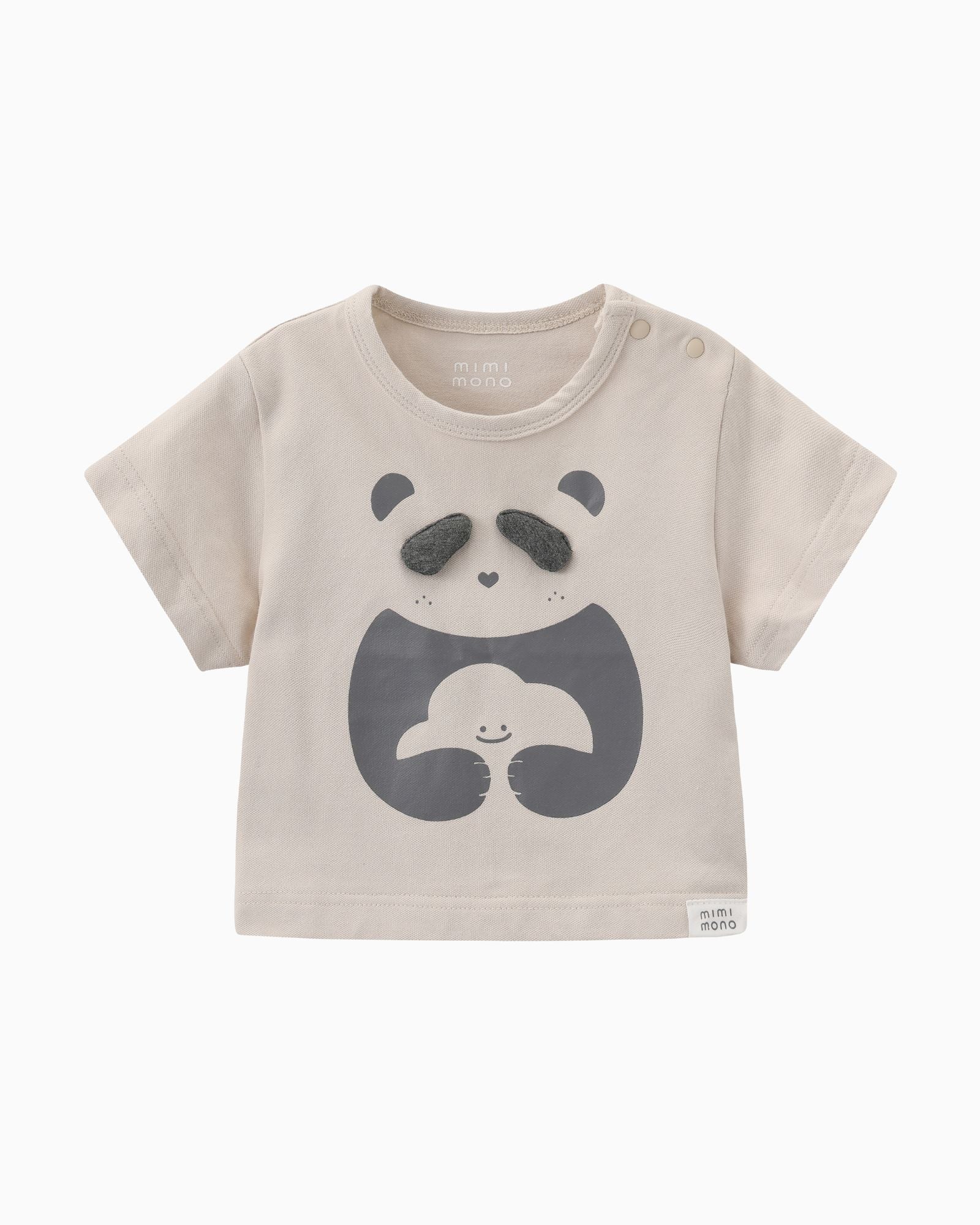 好奇心旺盛なパンダTシャツ