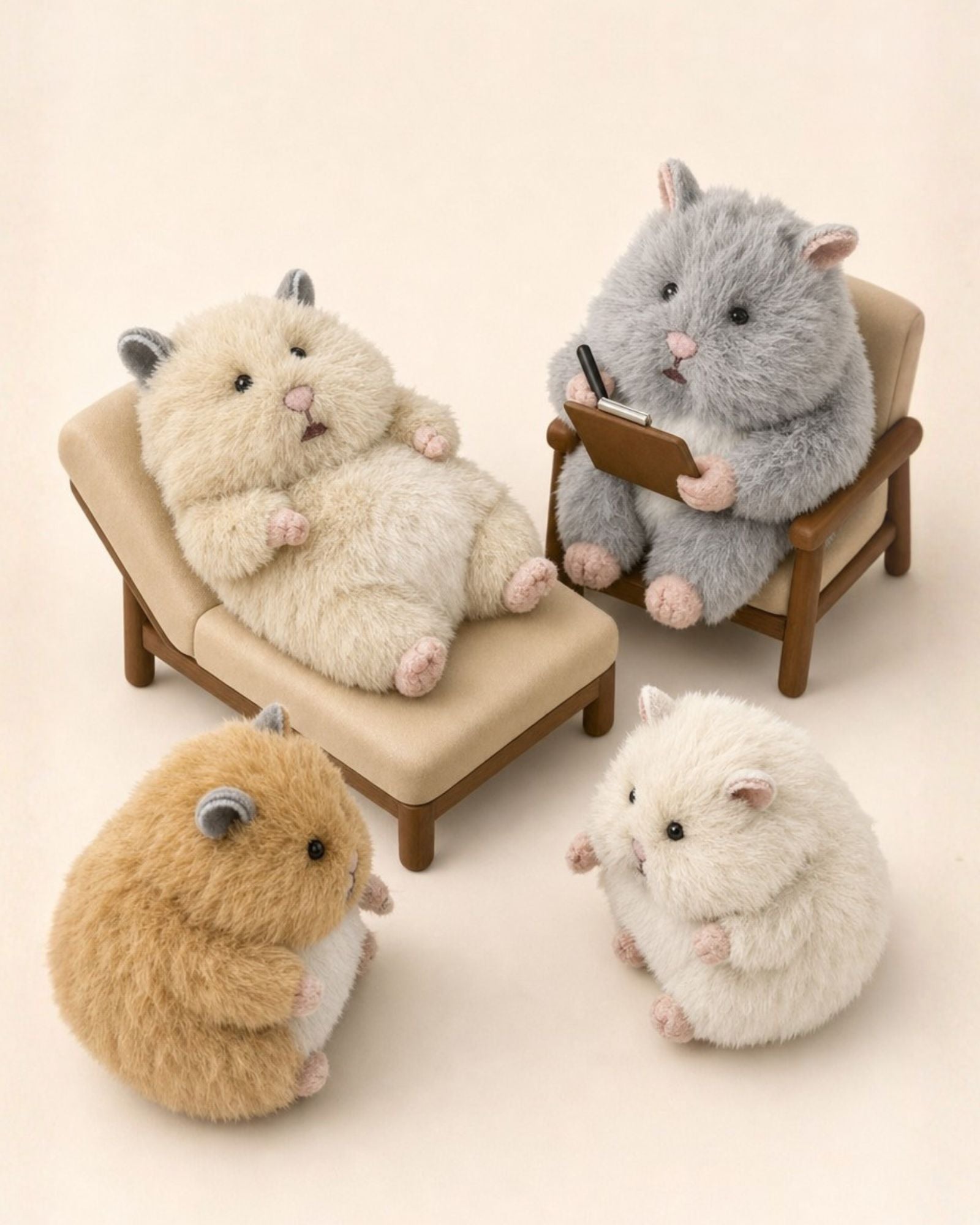 Pre-order: Liv Heart Stress Therapist Hamster Plush
