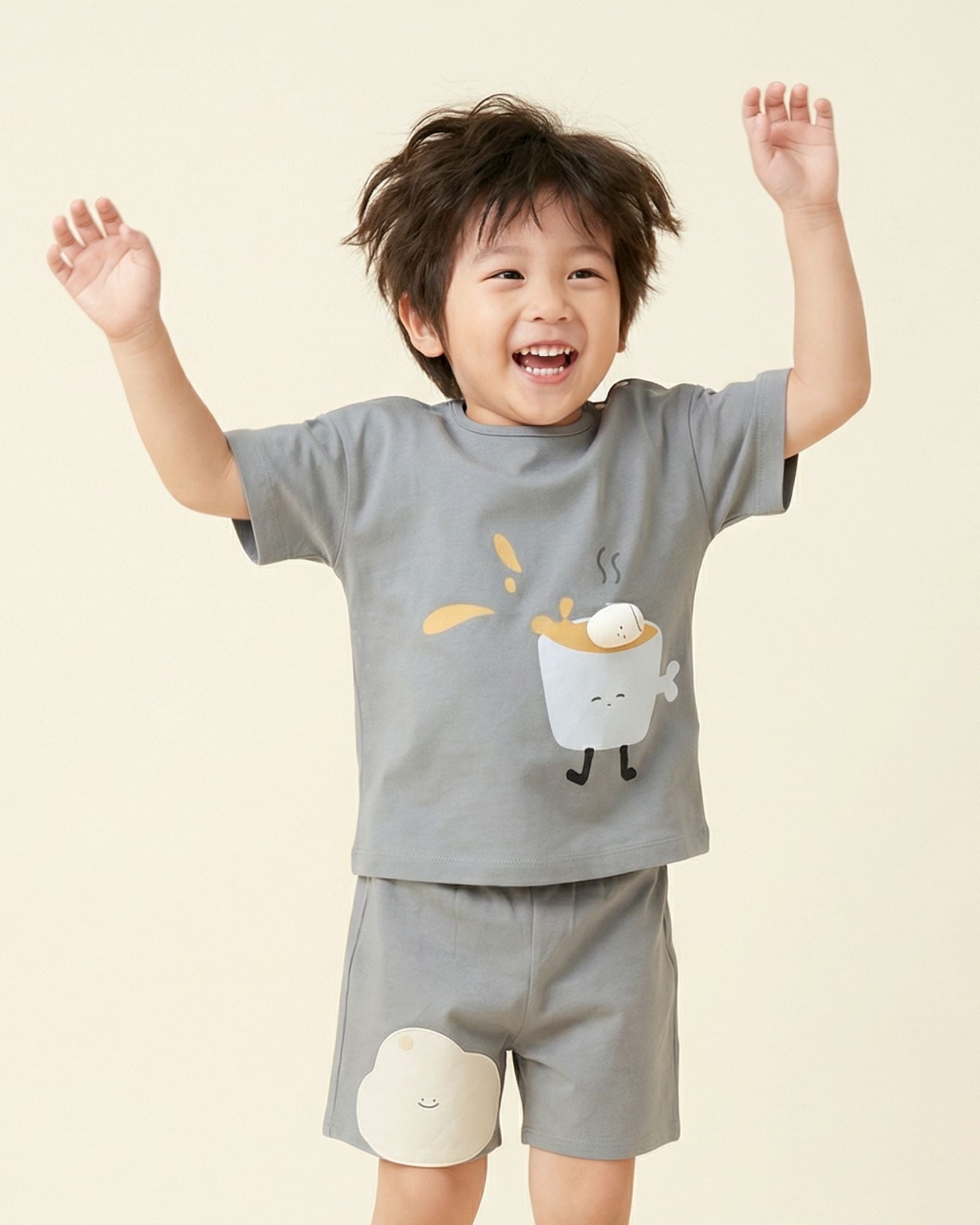 マシュマロココア キッズTシャツ