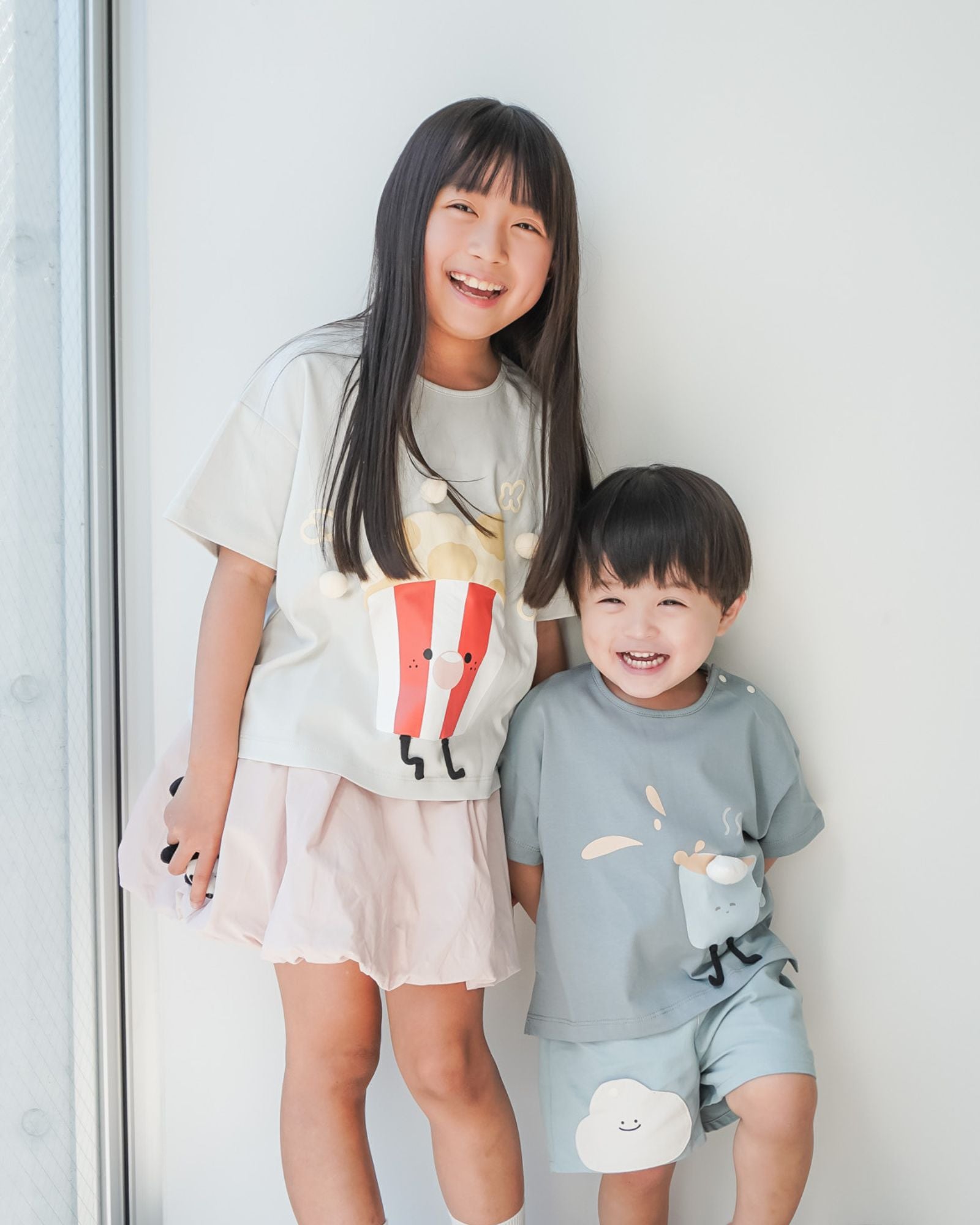 マシュマロココア キッズTシャツ