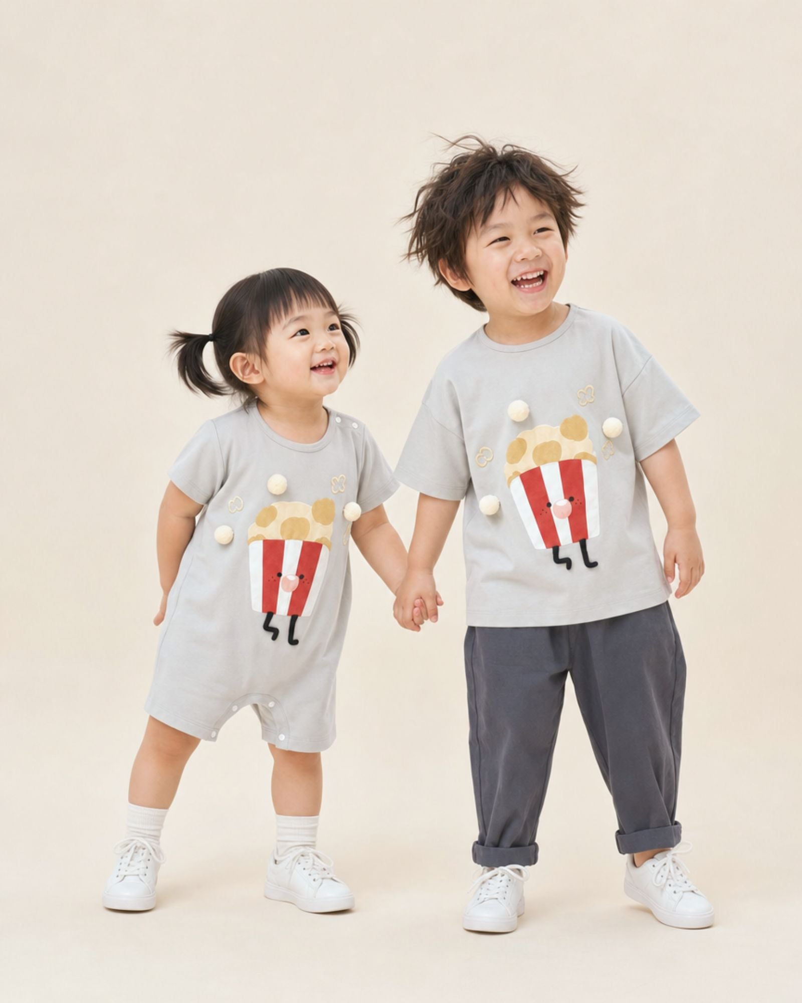 ポップコーンパフ キッズTシャツ