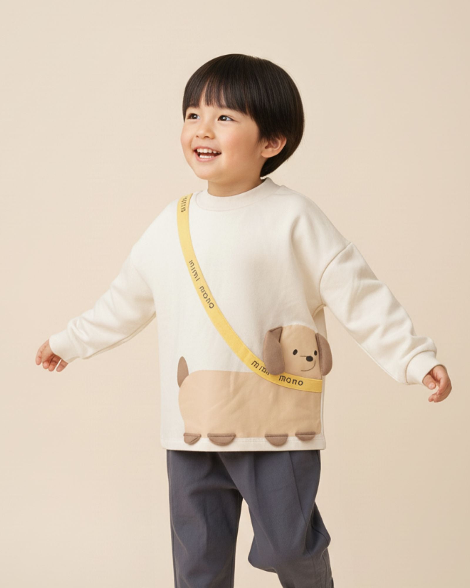 先行予約:ダックスフンド長袖スウェットシャツ