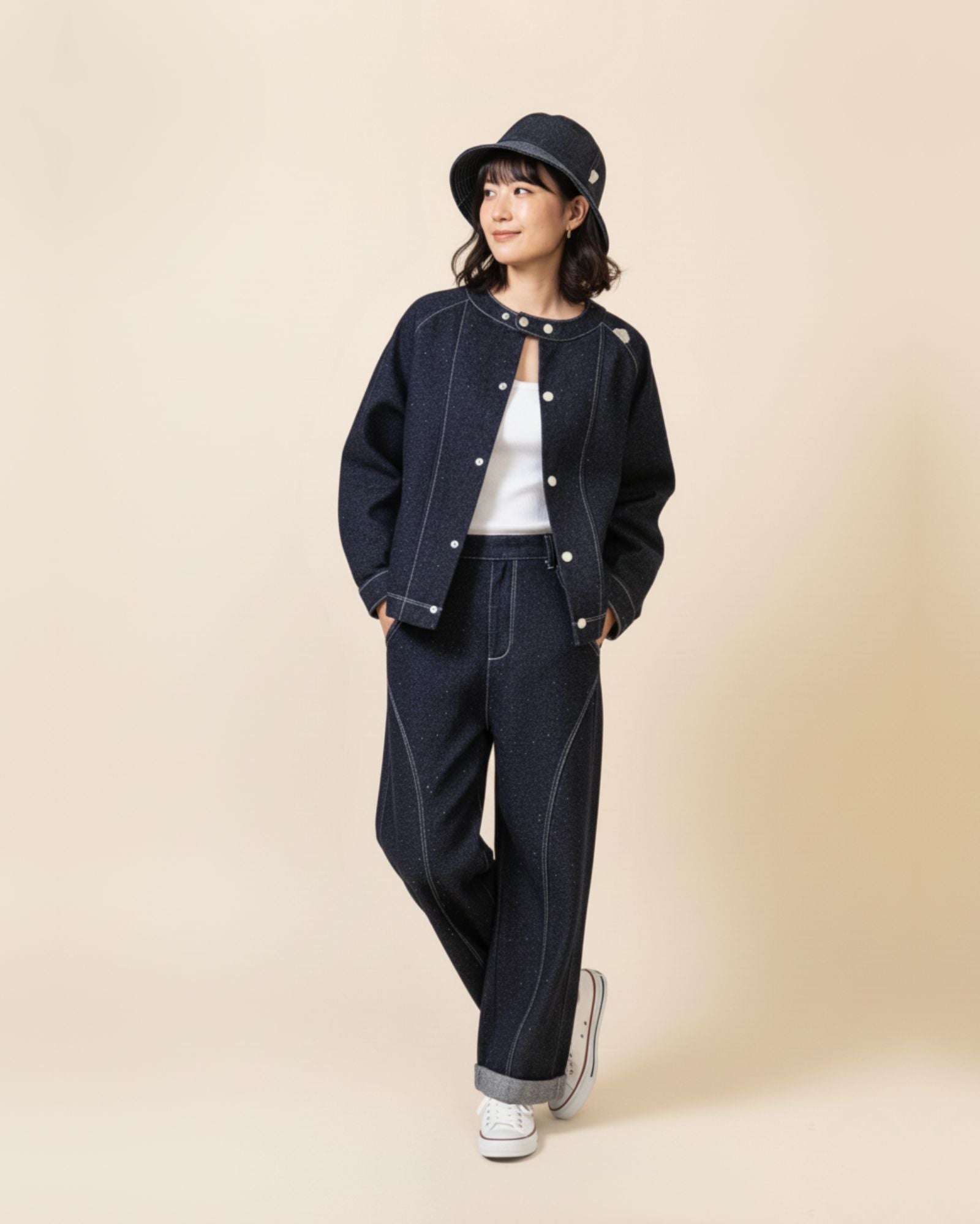 預購:幻彩牛仔長褲(親子款)