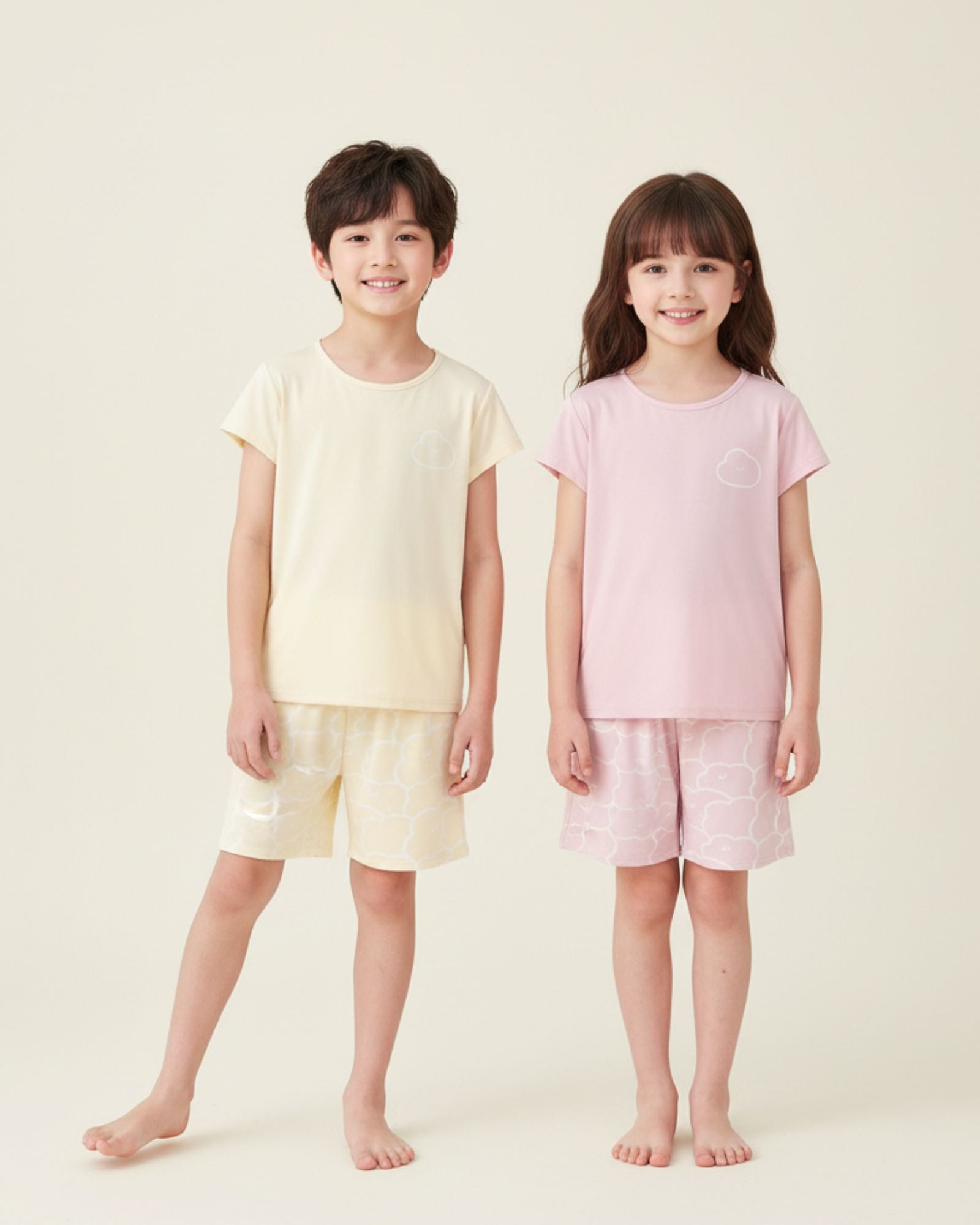 Summer Cloud Pyjamas Set - Jelly Jam