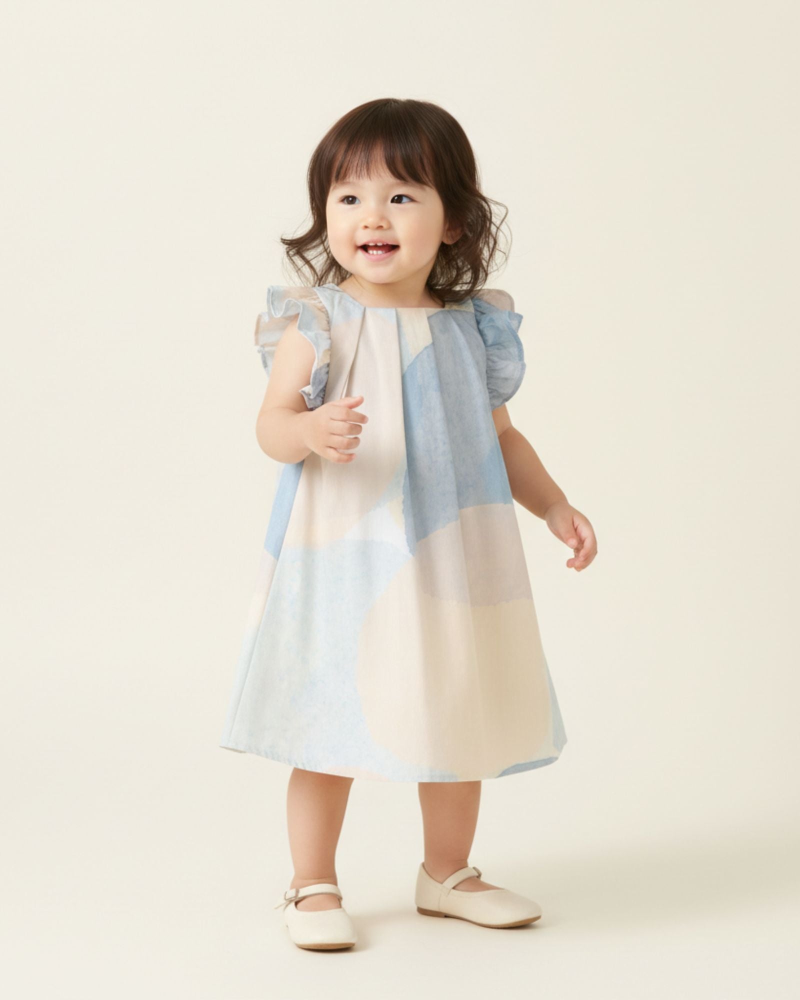 Sunlit Sparks Butterfly Girls Dress