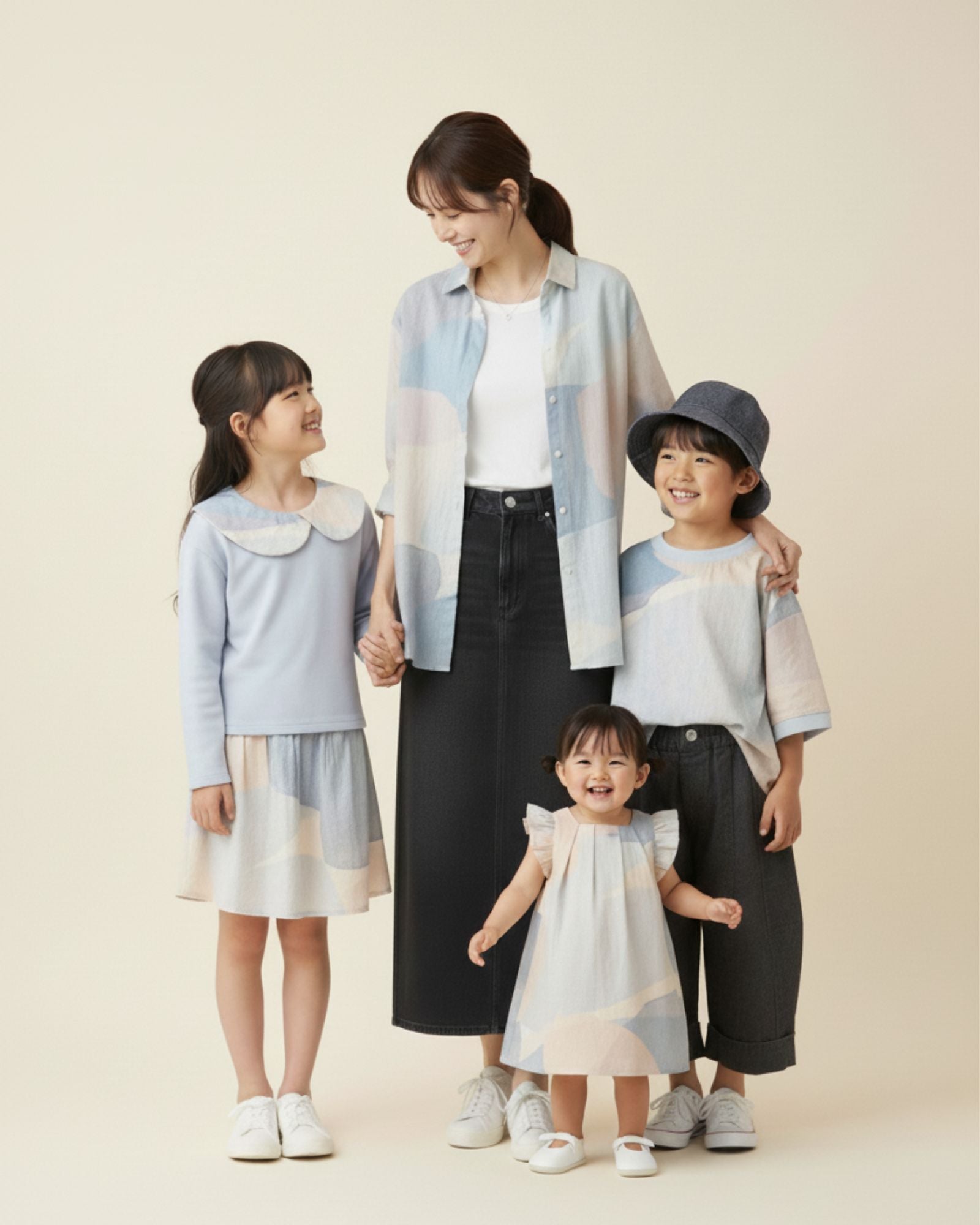 碧海沙洲 飛袖連身裙