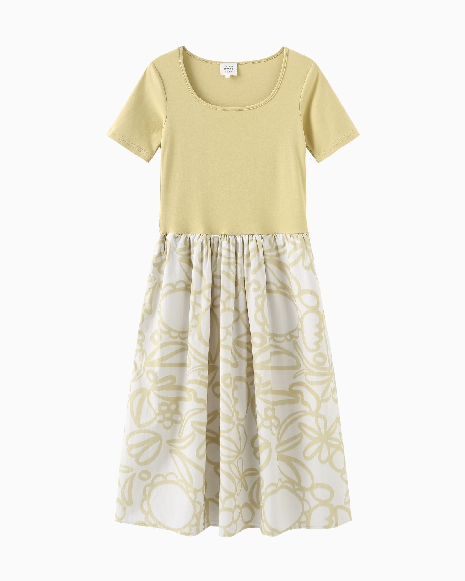 Moms Wild Flowers Colorblock Midi Dress