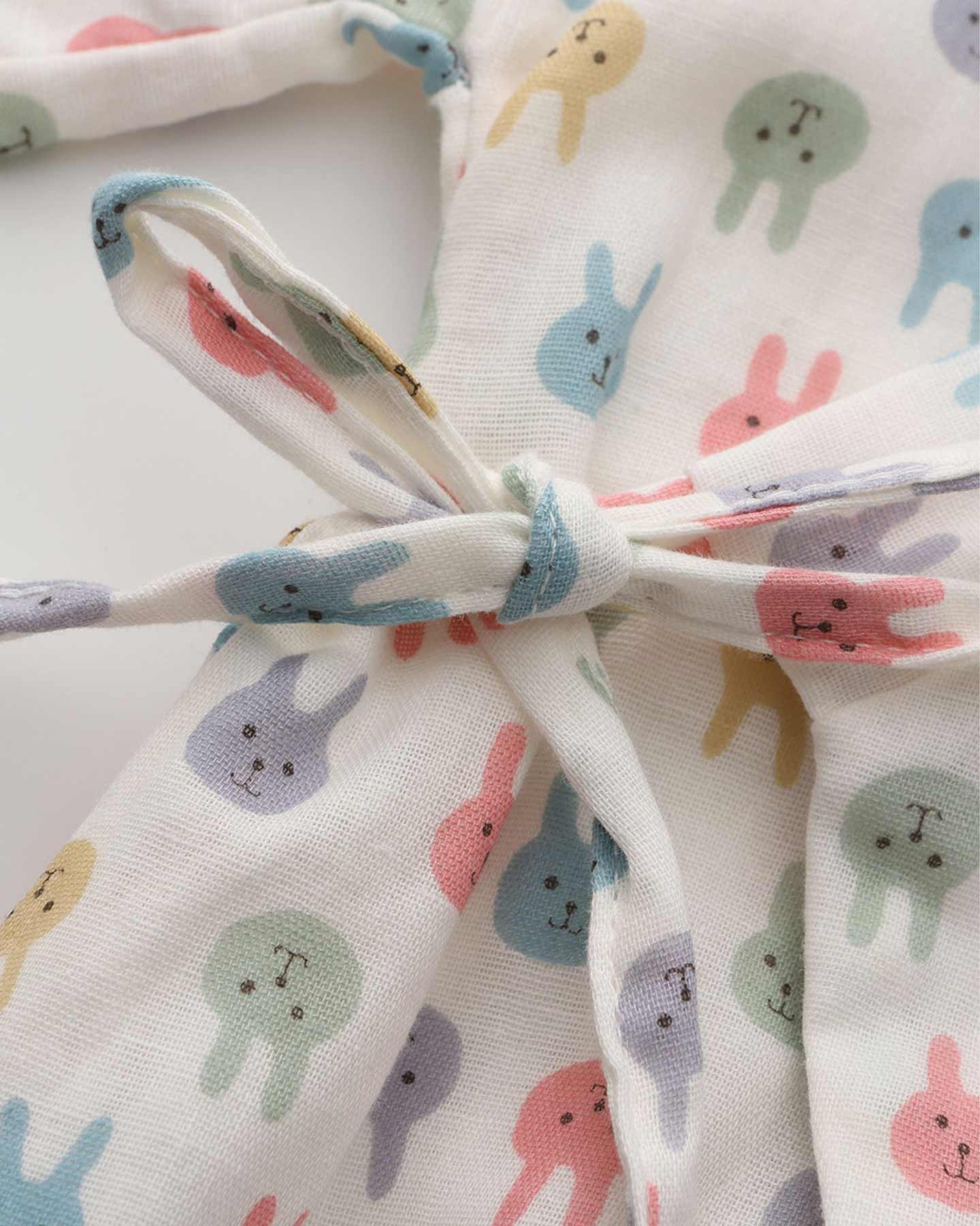 Rainbow Bunny Baby Kimono