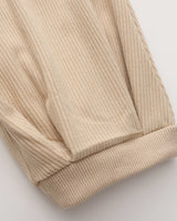 Khaki Baggy Pleated Pants