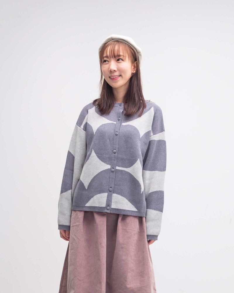 Pre-order: Moon Phase Knitted Cardigan (Kids & Adults)