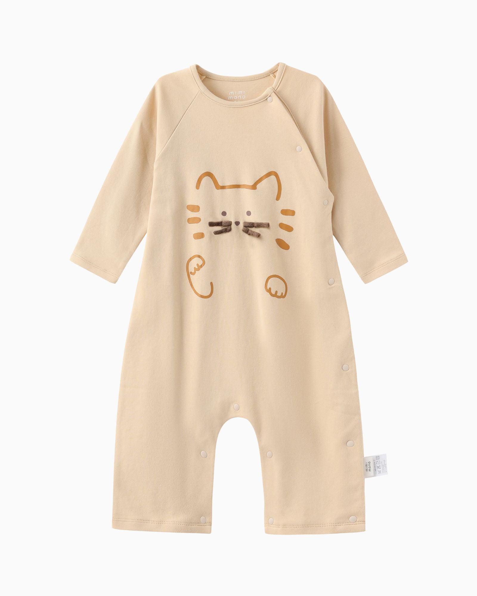 Knitted Whiskers Cat Long Sleeves Baby Romper