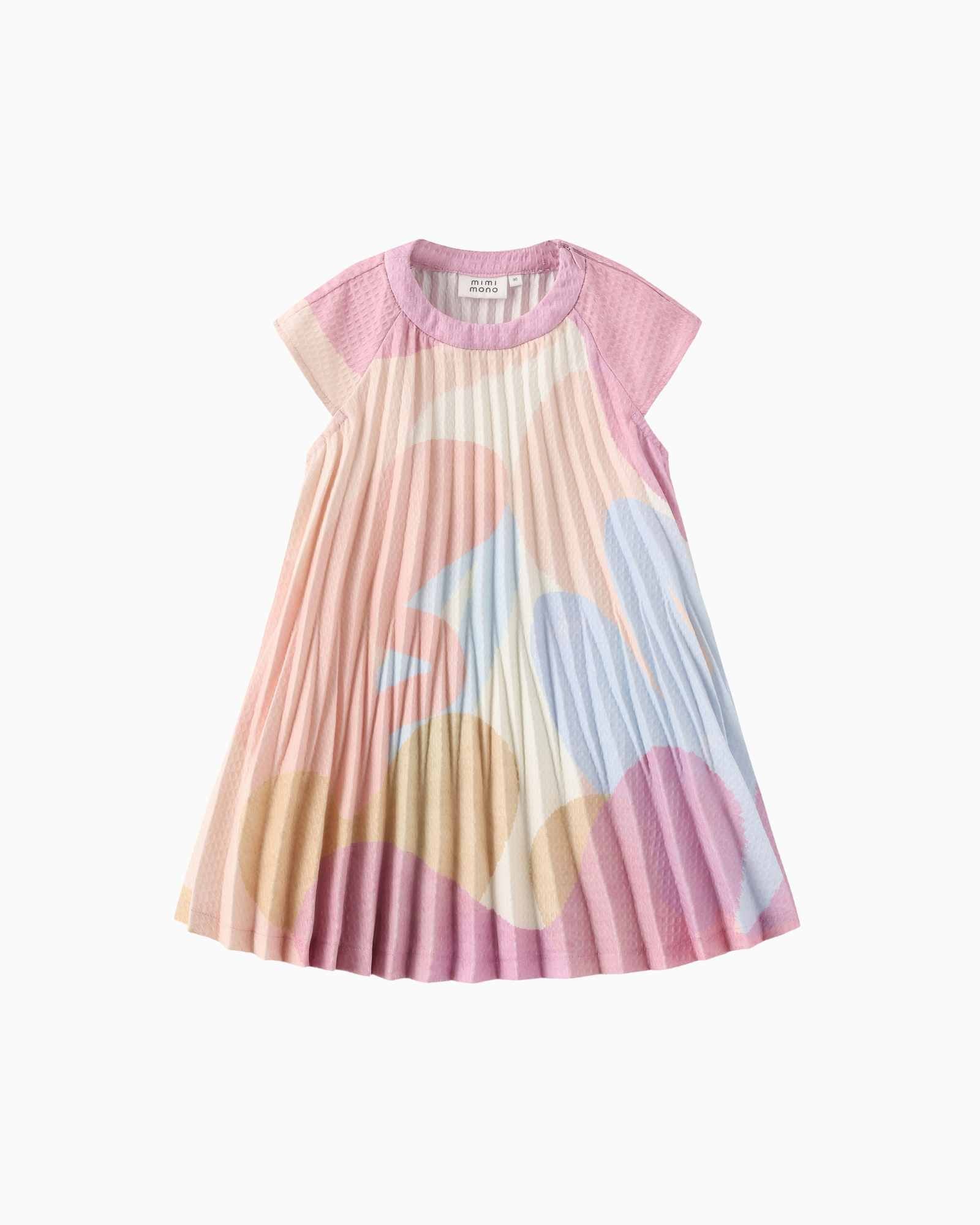 Online-exclusive: Lucky Reef Butterfly Pleated Dress