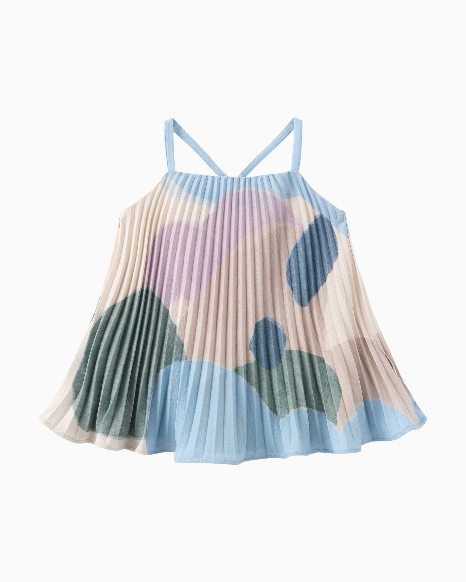 Online-exclusive: Serenity Peaks Mums Pleated Spag Top