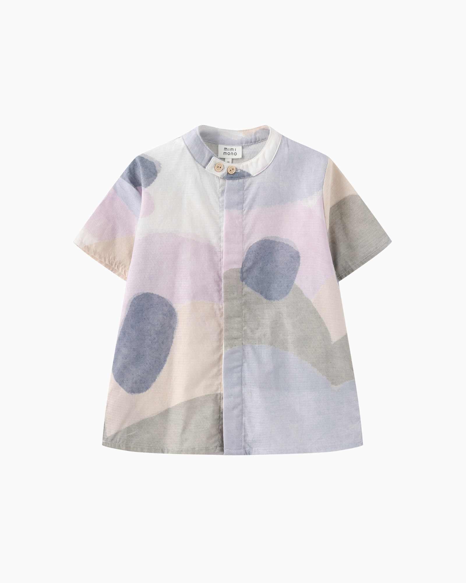 Serenity Peaks Kids Collar Shirt