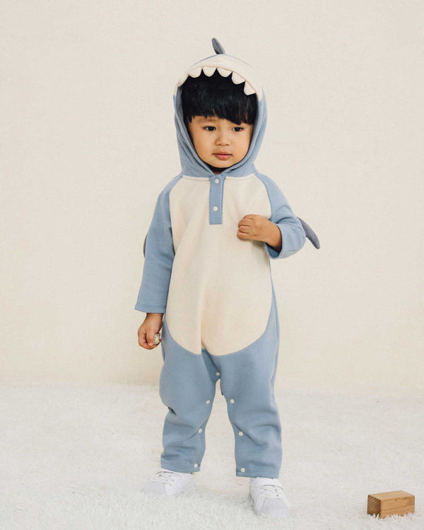 Shark Hoodie Romper