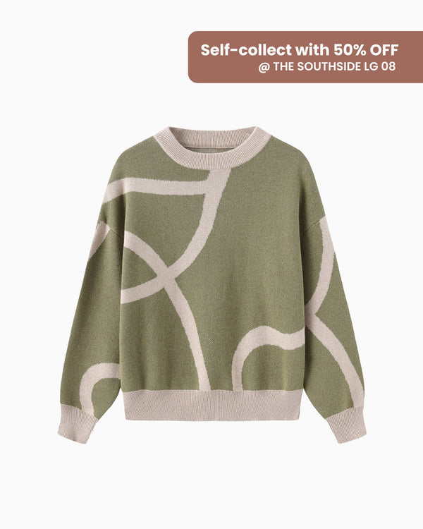 River Flows Knitted Pullover (Kids & Adults)