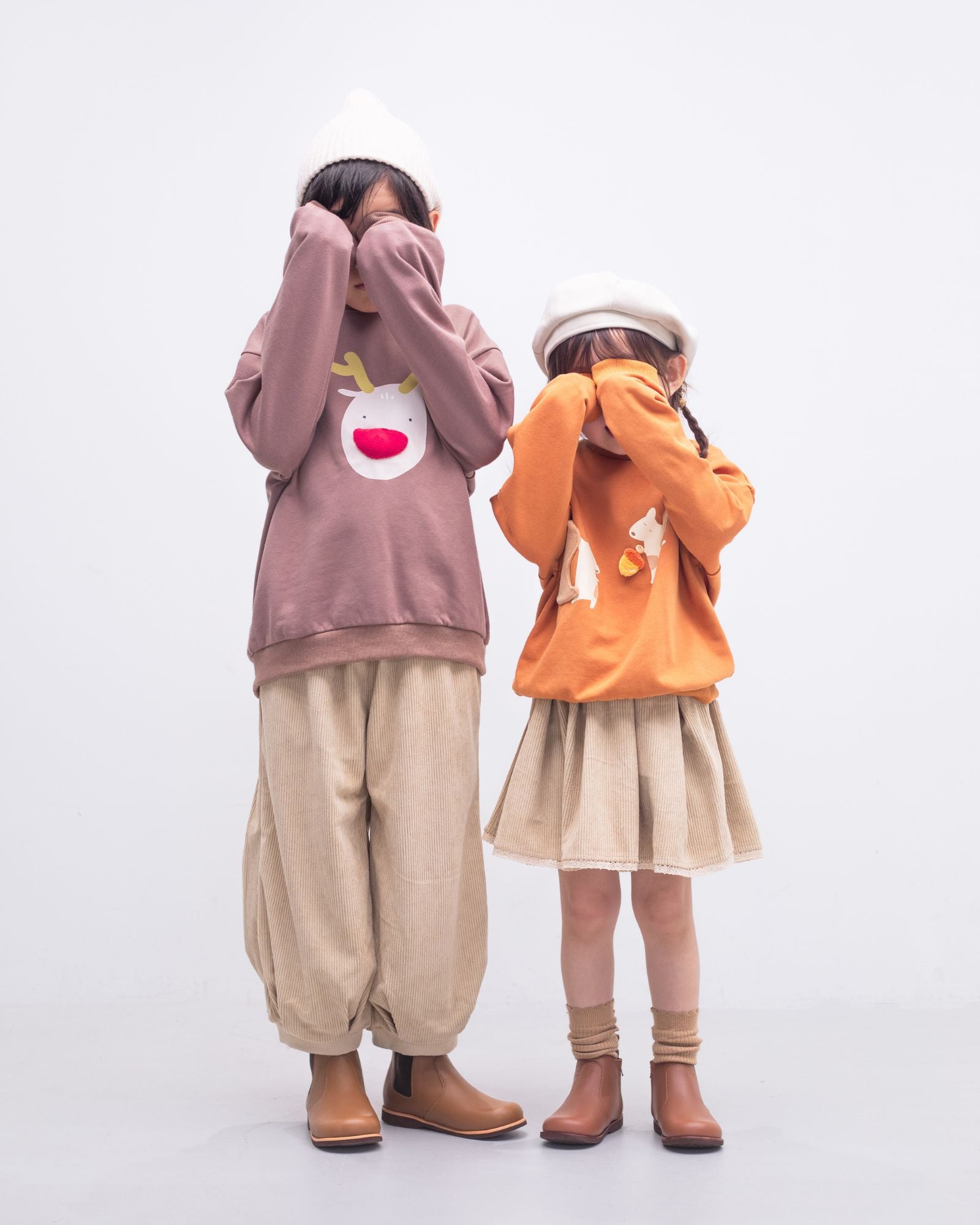 Reindeer Oversized Pullover (Kids & Adults)