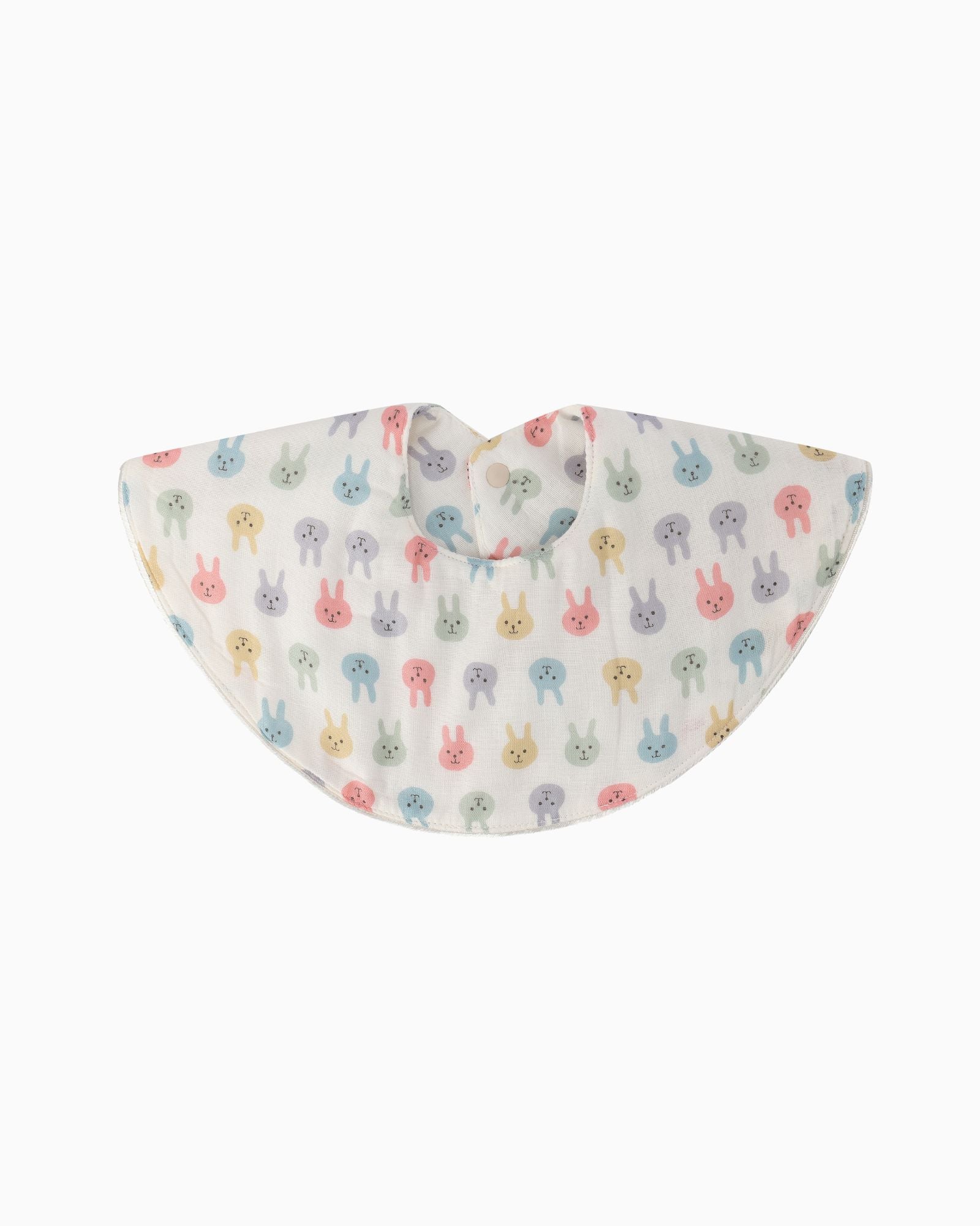 Rainbow Bunny Gauze Baby Bib