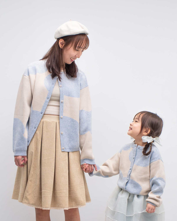 Pre-order: Cloud Knitted Cardigan (Kids & Adults)