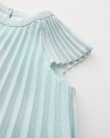 Serene Voyage Butterfly Pleated Dress