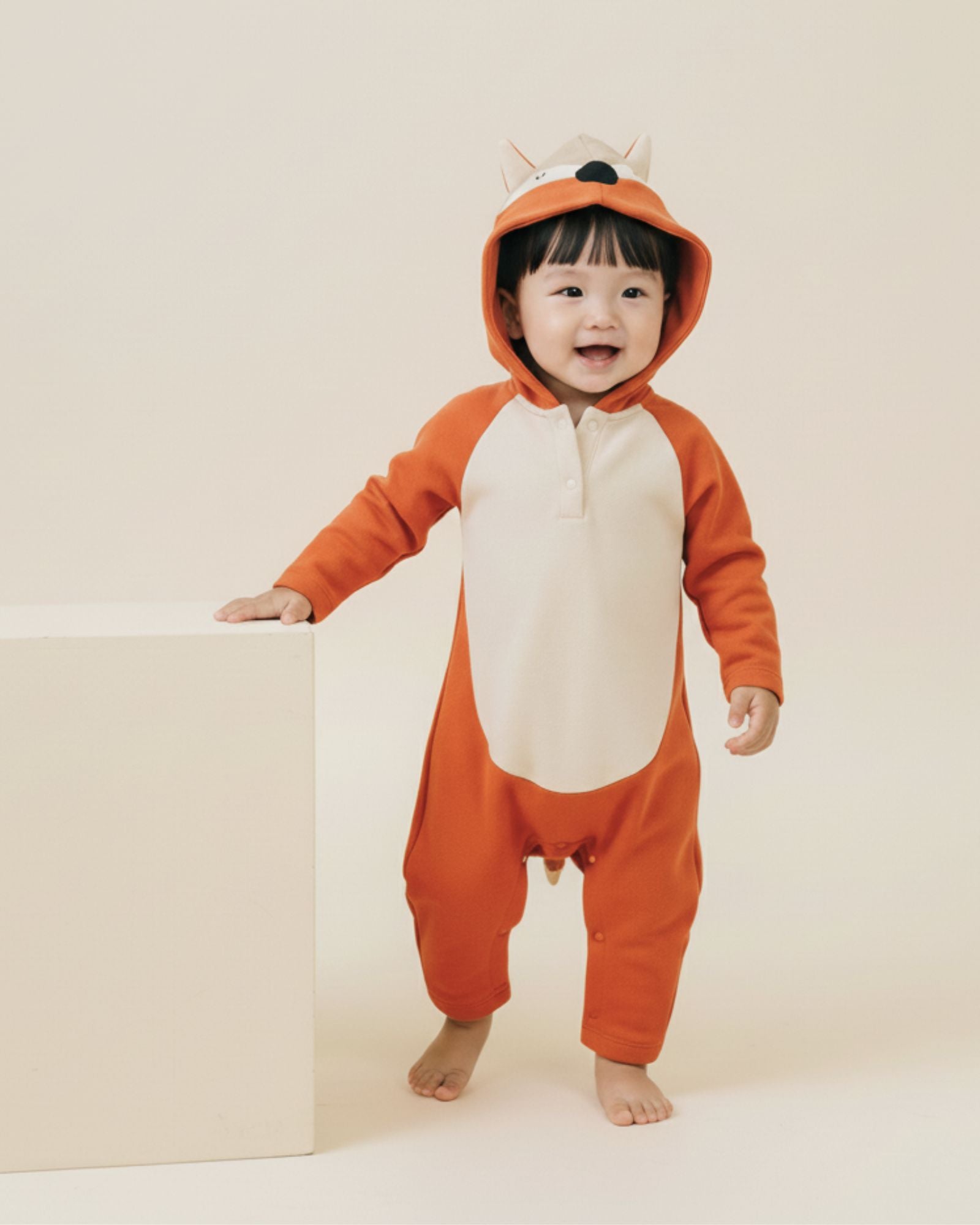 Pre-order: Cheeky the Fox Hoodie Romper