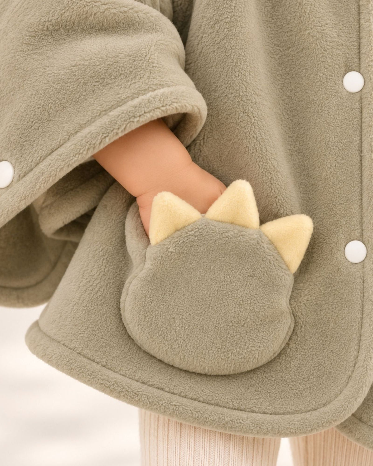 Pre-order: Dino Paws Fleece Cape