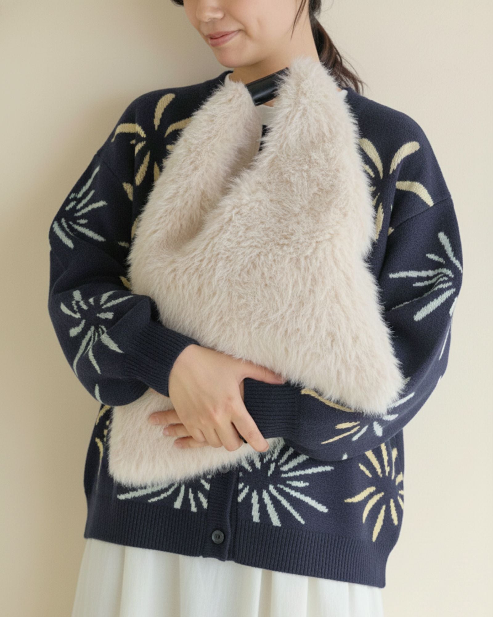 Fluffy Eco Triangle Tote Bag