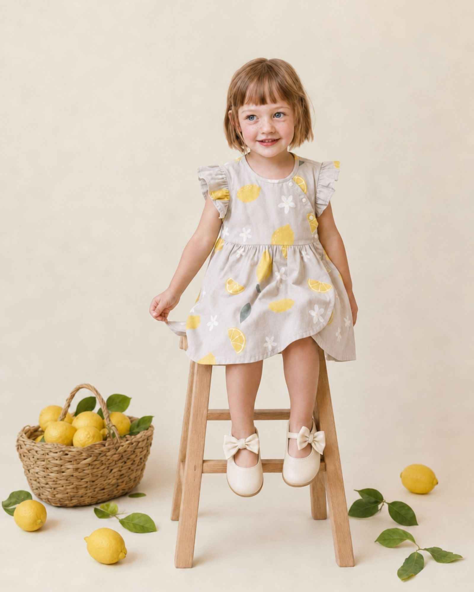 Pre-order: Lemondrop Flutter Dress