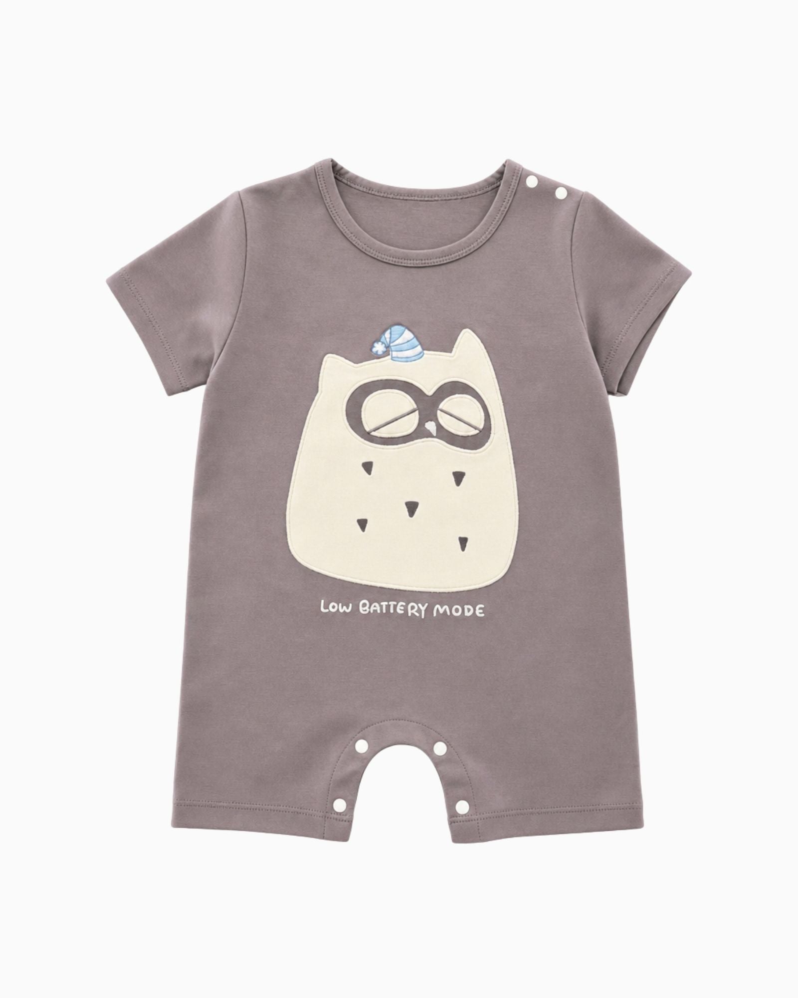 Pre-order: Low Battery Mode Owl Baby Romper