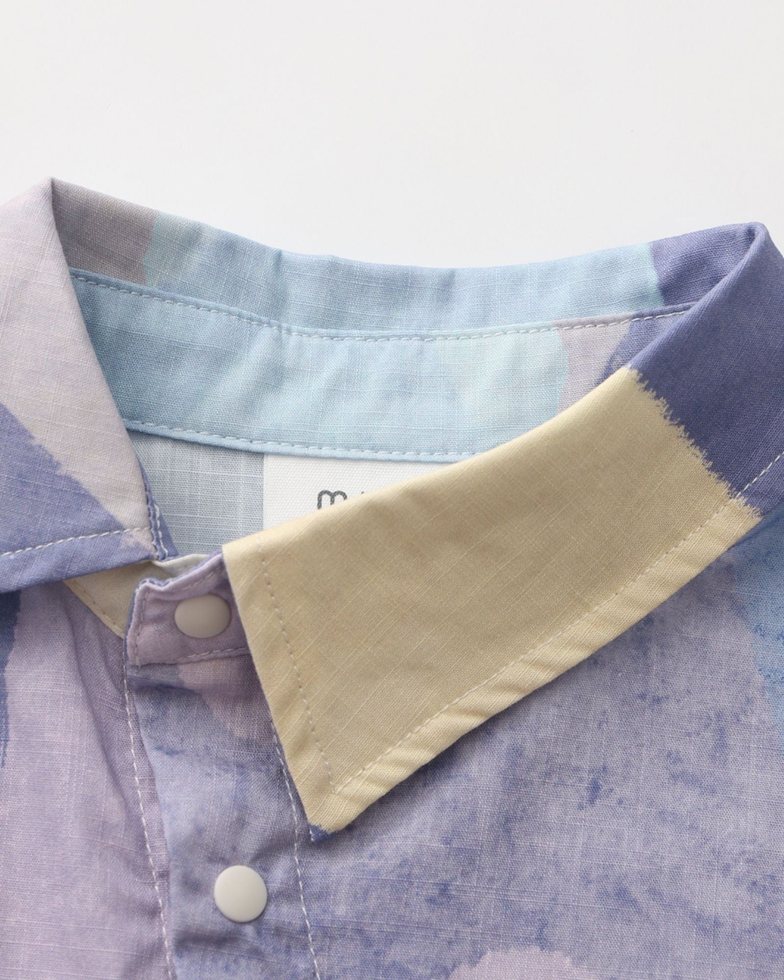 月明かりの池 プリント キッズアシンメトリーシャツ