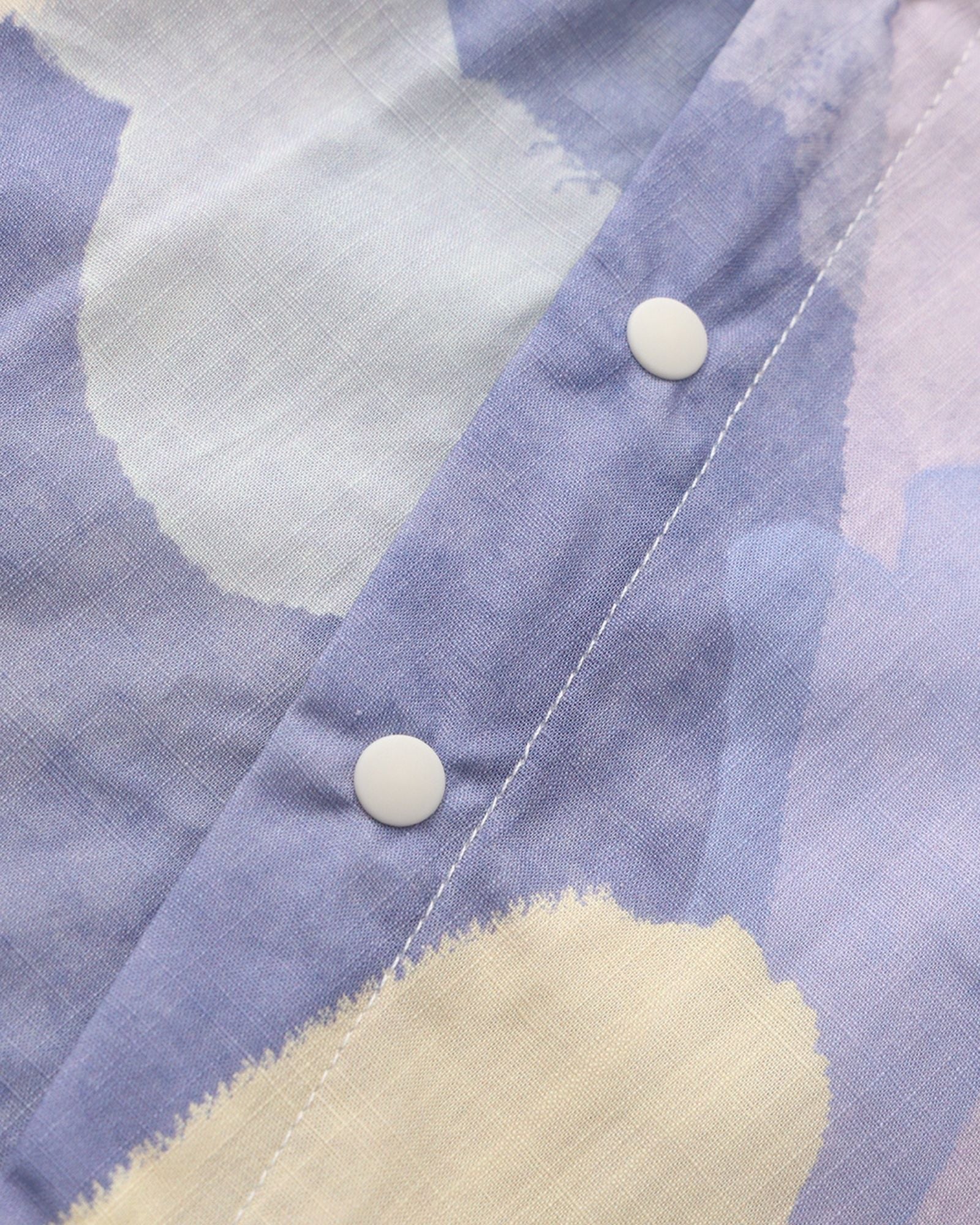 月明かりの池 プリント キッズアシンメトリーシャツ