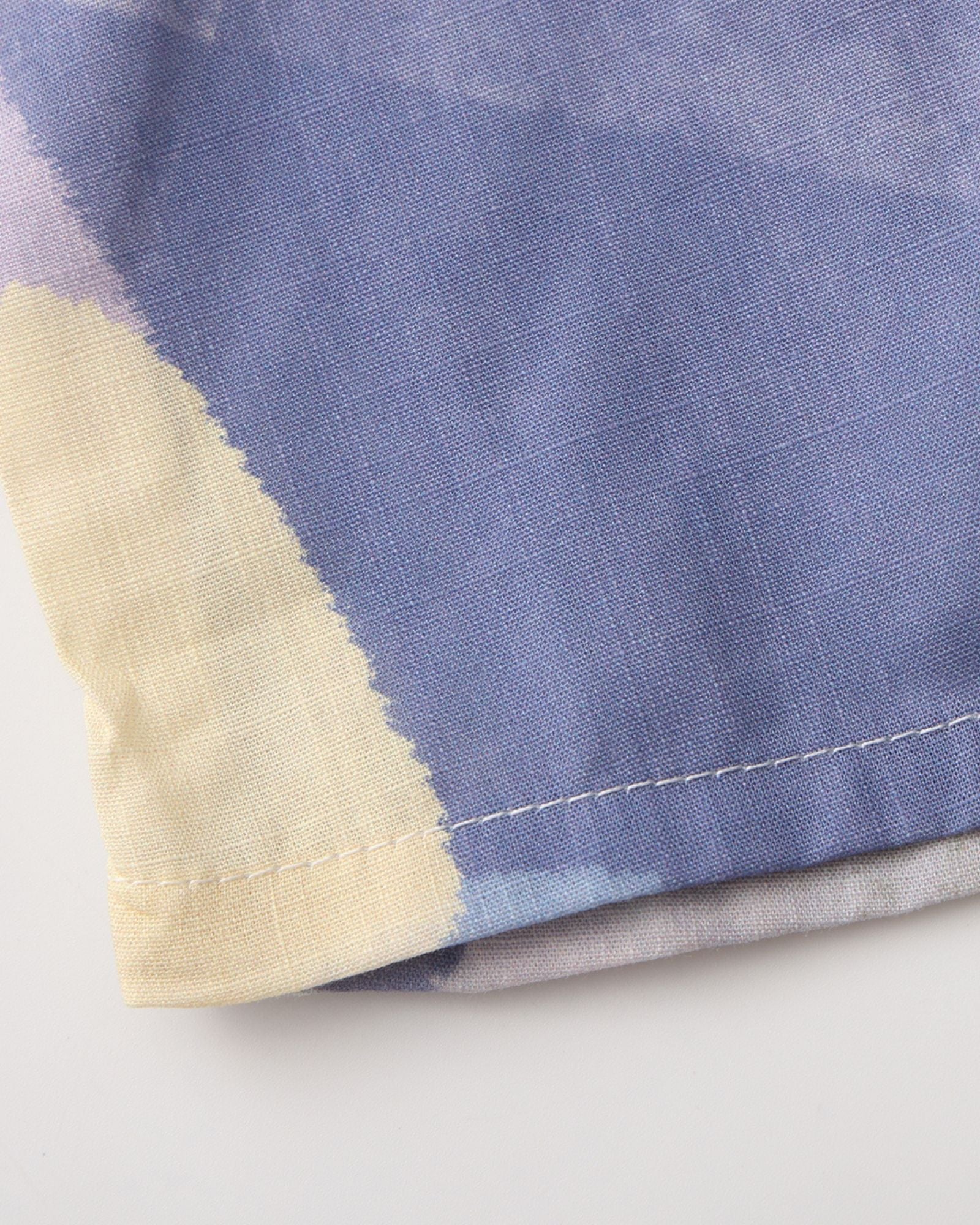 月明かりの池 プリント キッズアシンメトリーシャツ