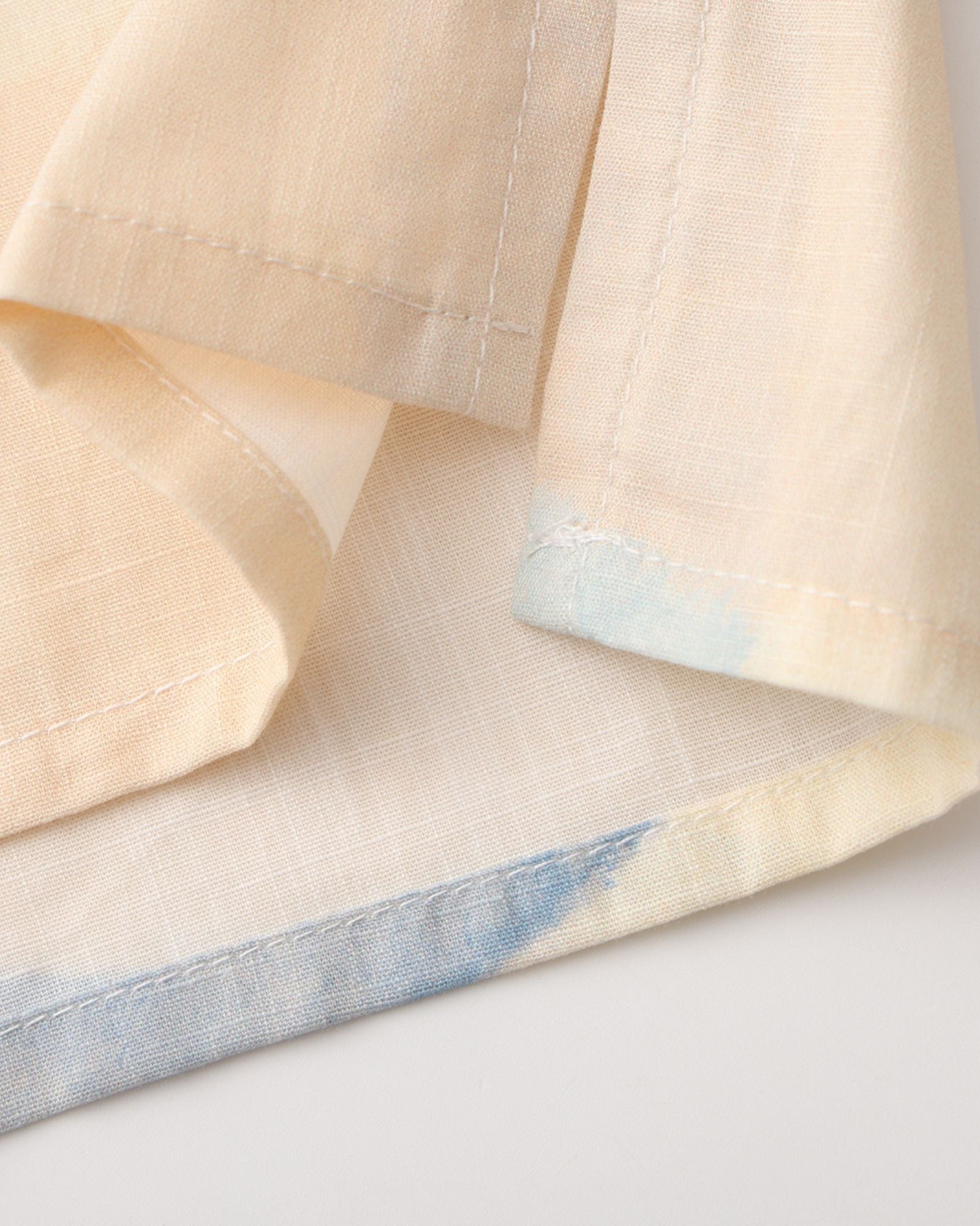 碧海と砂洲柄 クルーネック