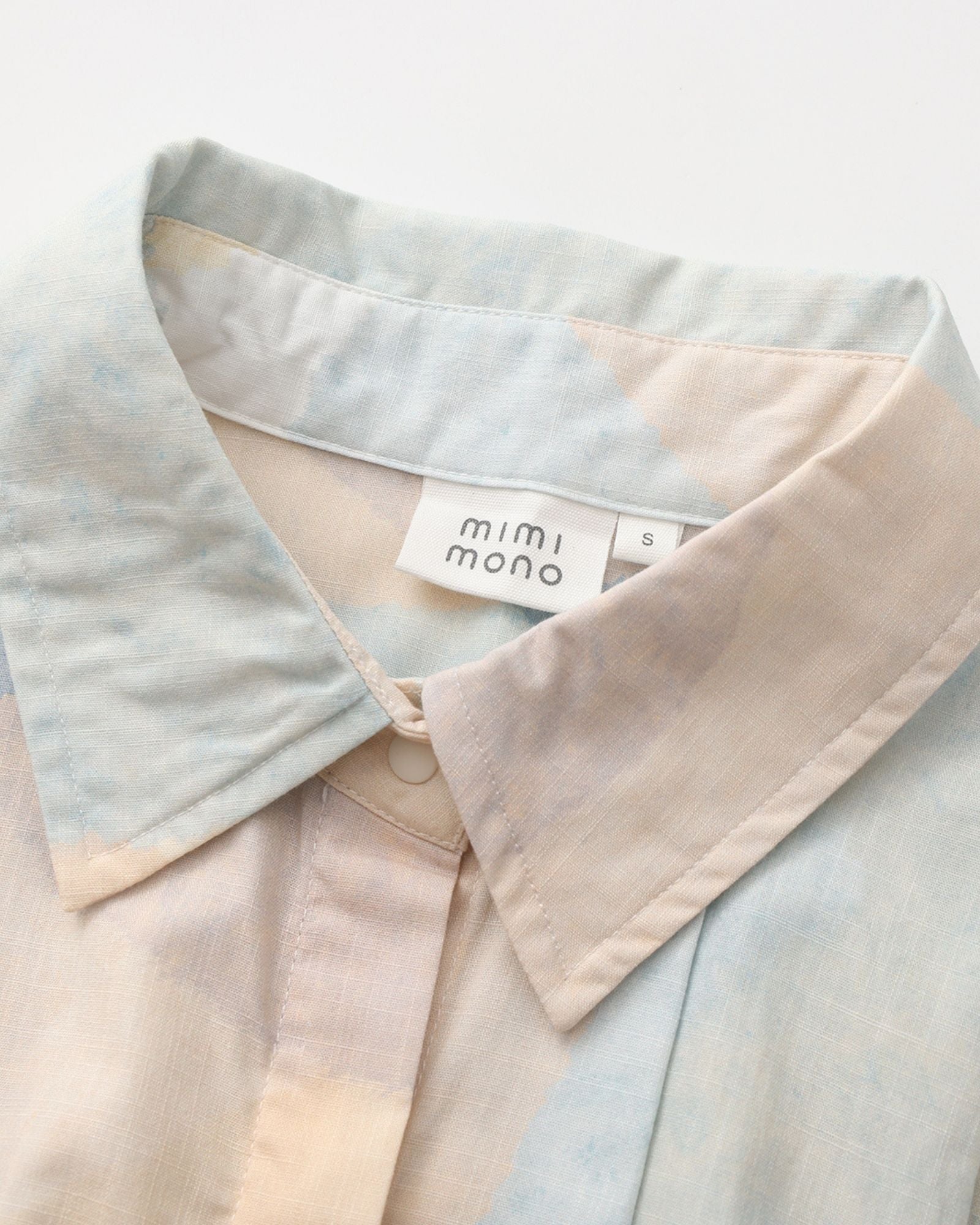 碧海と砂洲柄 オーバーサイズ大人用シャツ