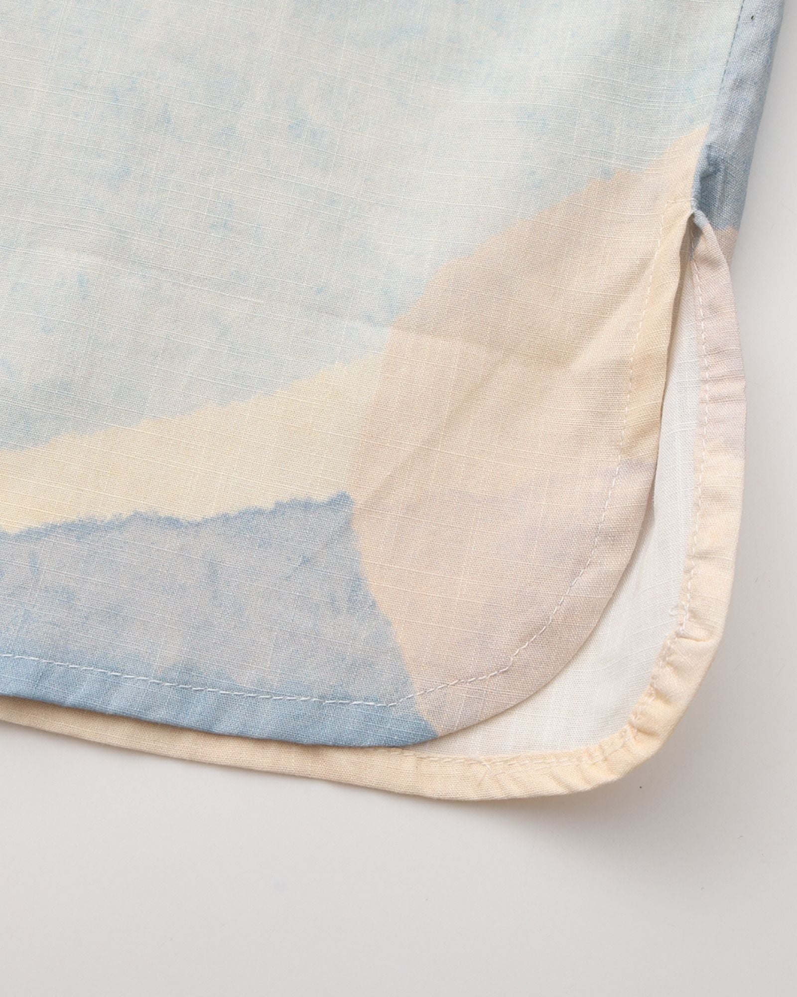 碧海と砂洲柄 オーバーサイズ大人用シャツ