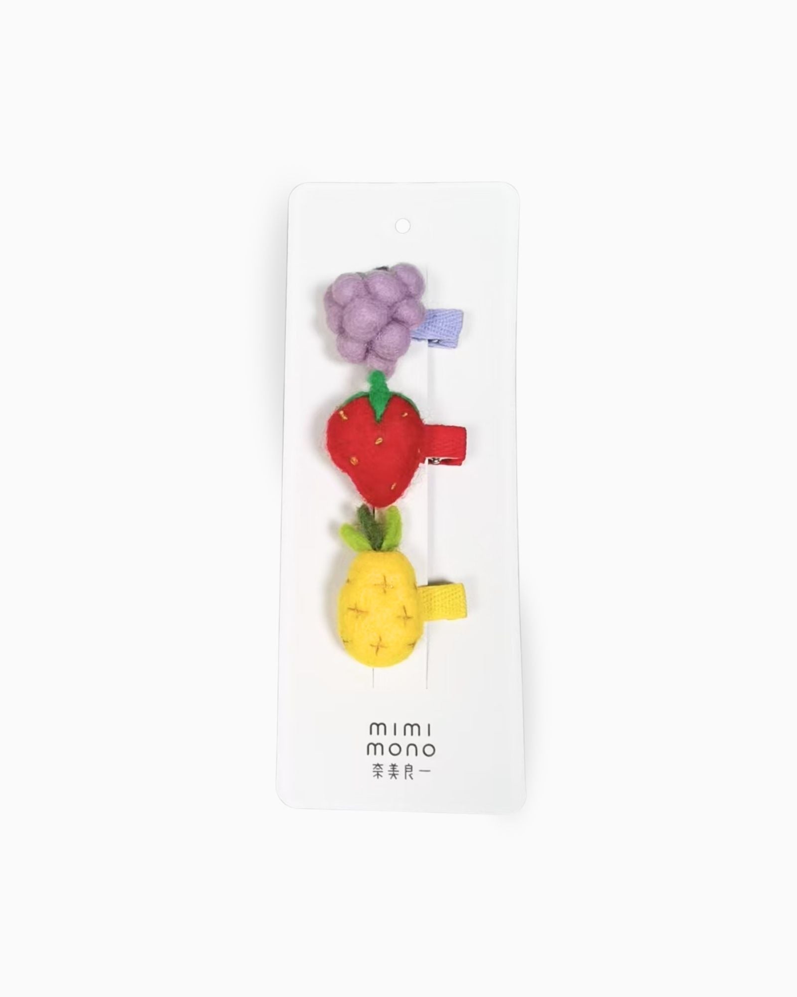 Trio Fruity Hair Clips