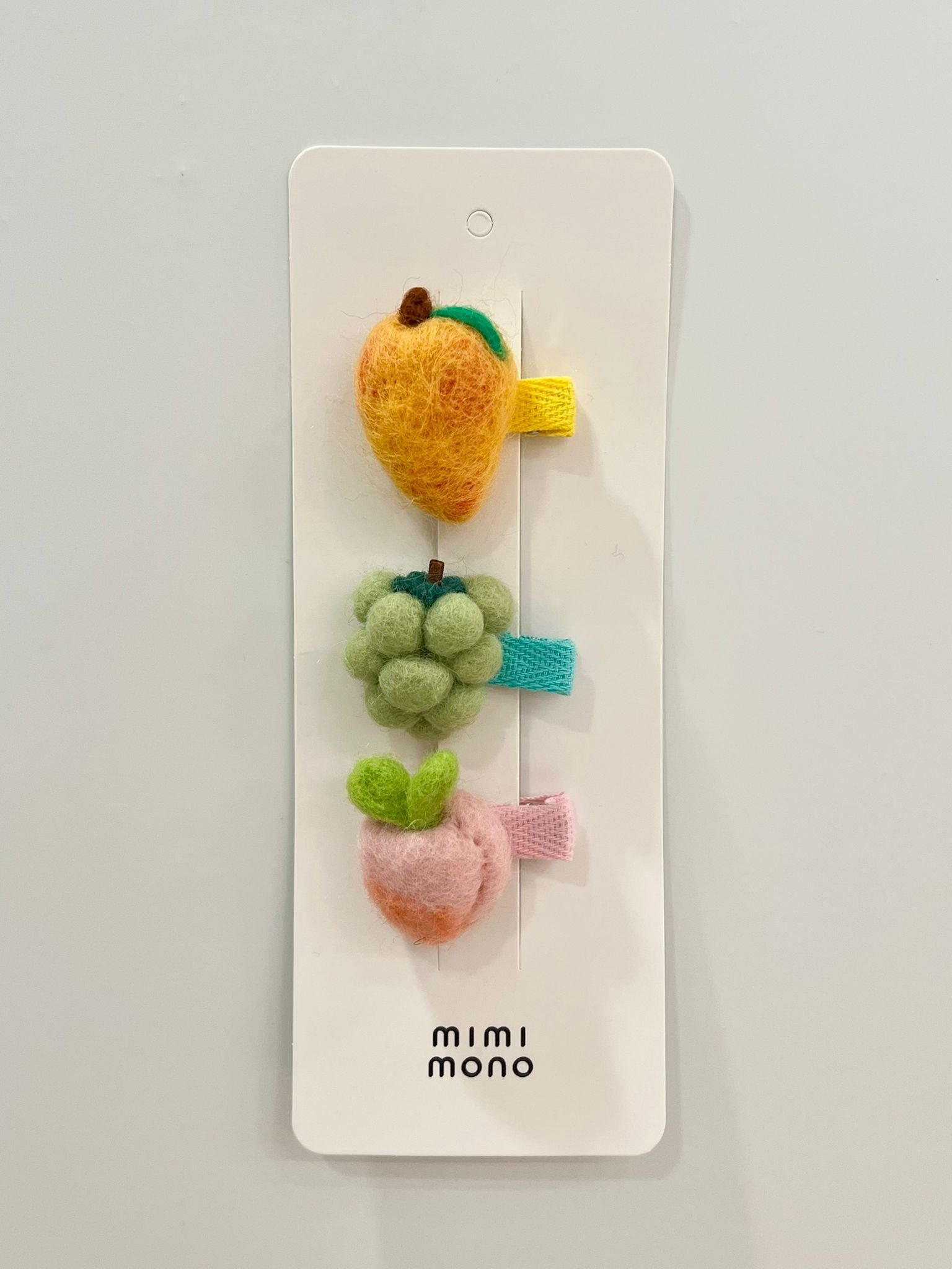 一套三只水果髮夾 2.0