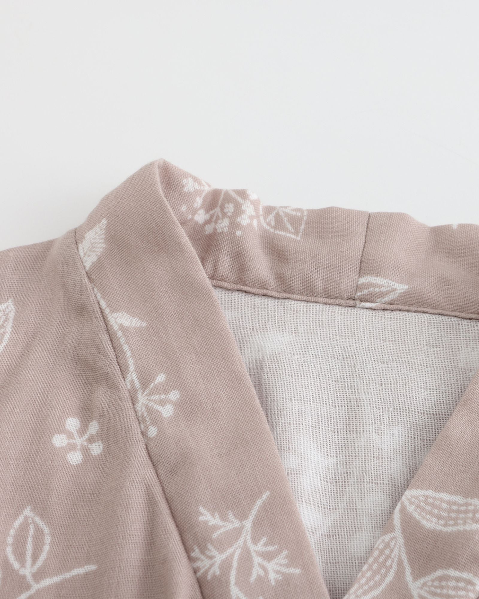 Dandelion Baby Kimono - Earl Grey