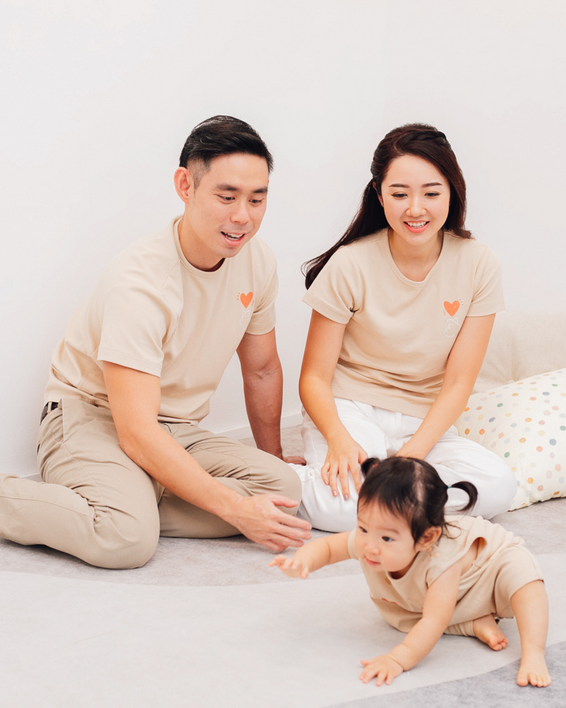 Family Outfits | Men | Hearts Tee for Dad｜mimi mono