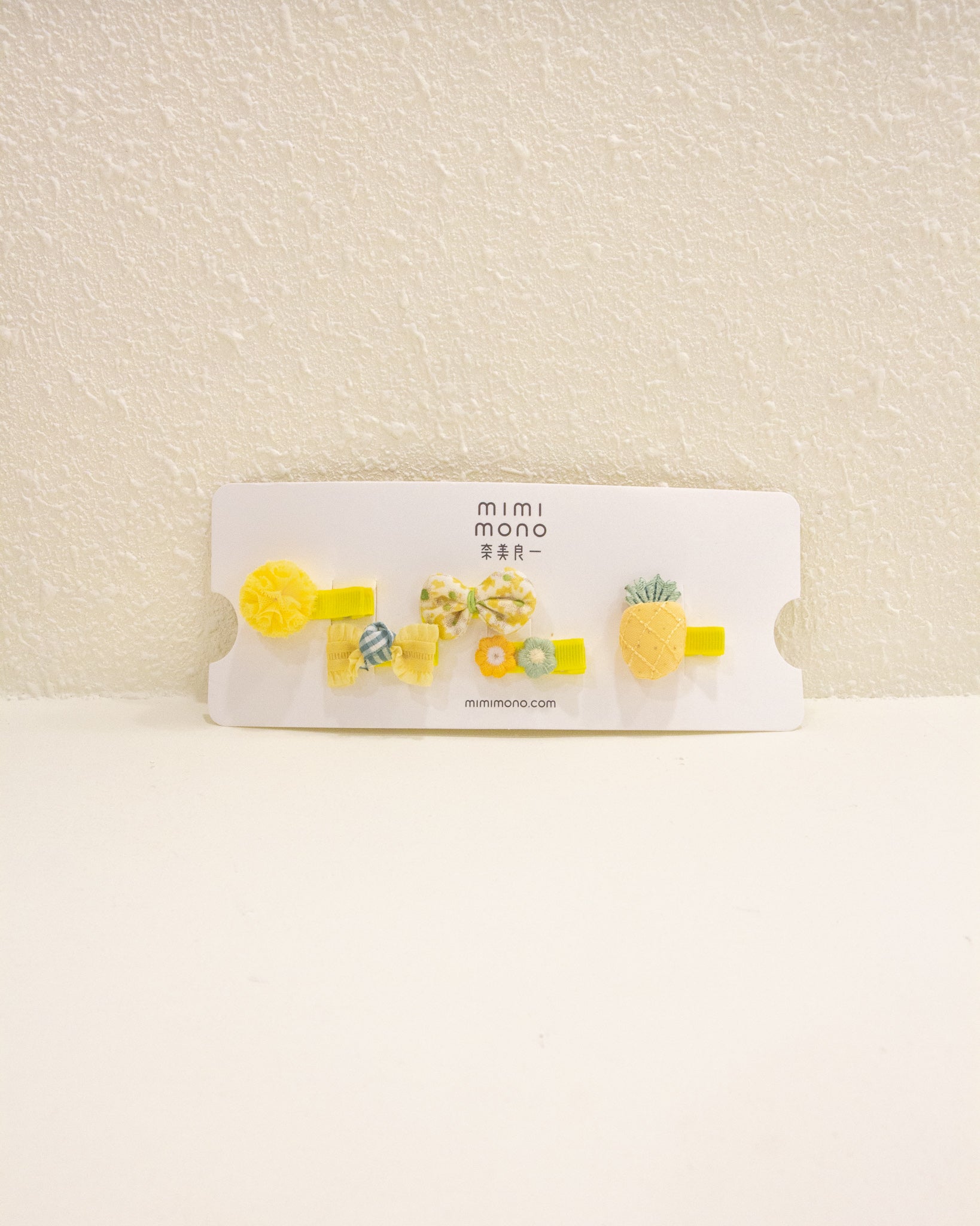 Pineapple Hair Pins Set (Yellow)