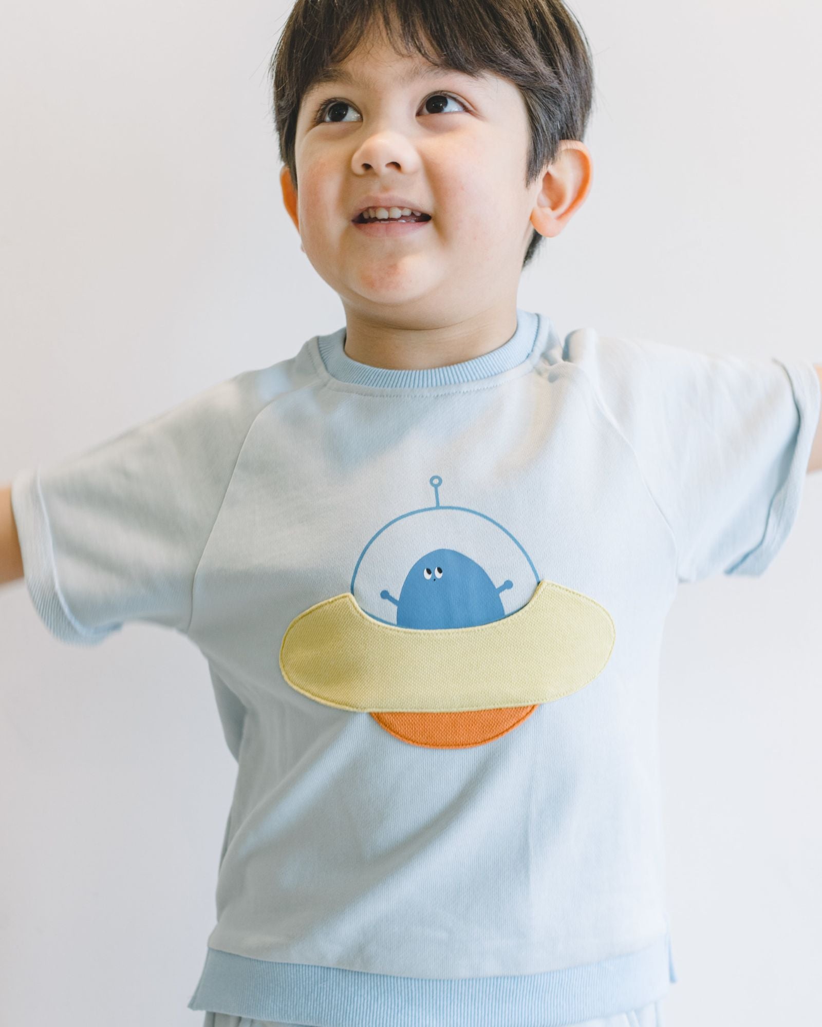 Spaceship Sweatshirt Set